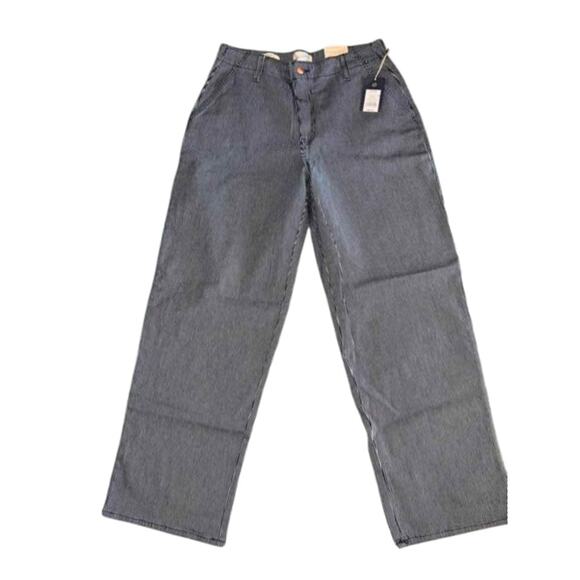 Universal Thread Vintage Stretch Jeans Blue White Stripe 12/31R NWT - Picture 1 of 3